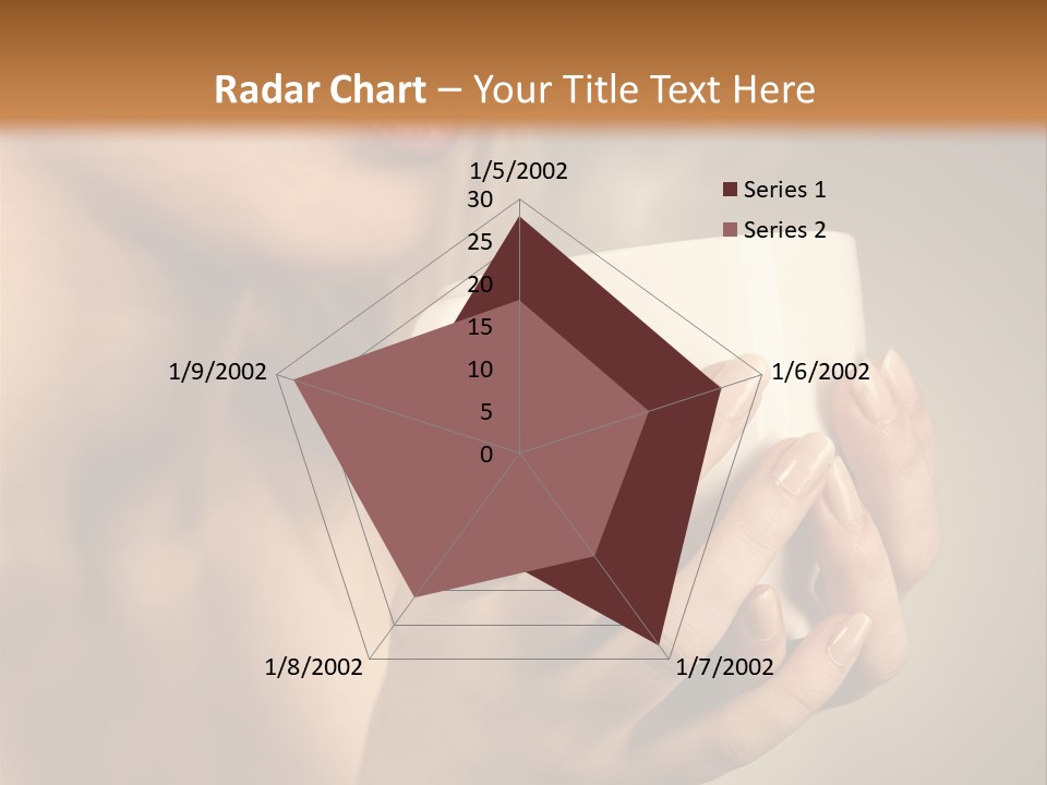 Holding Cup PowerPoint Template