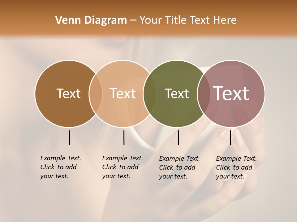 Holding Cup PowerPoint Template