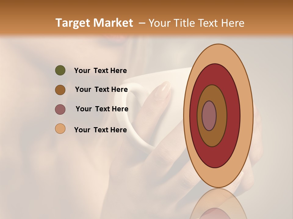 Holding Cup PowerPoint Template