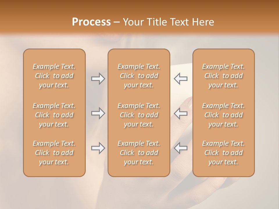 Holding Cup PowerPoint Template