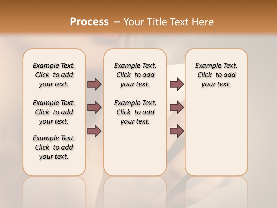 Holding Cup PowerPoint Template