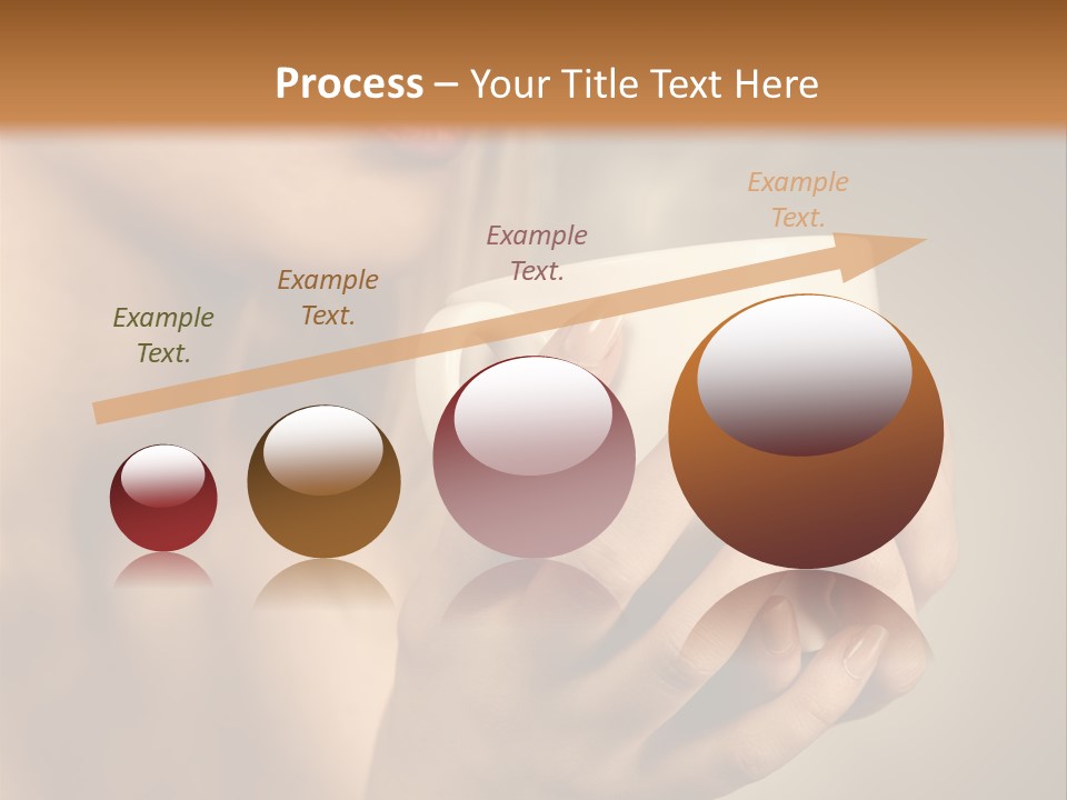 Holding Cup PowerPoint Template