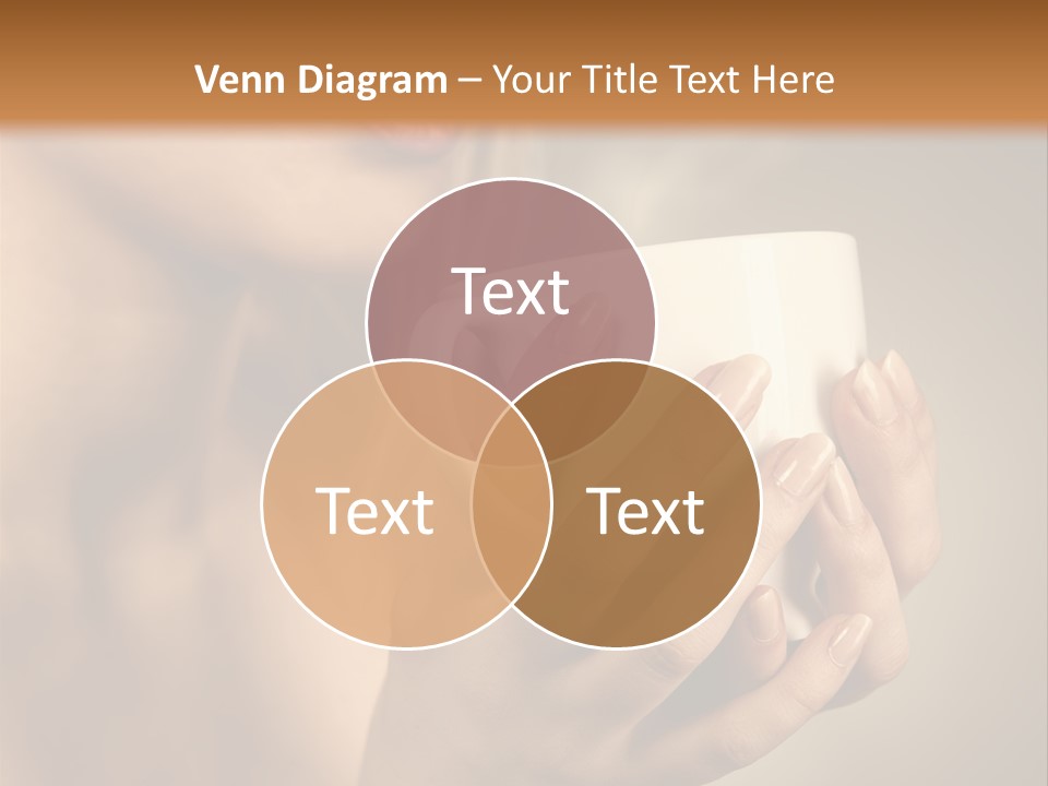 Holding Cup PowerPoint Template