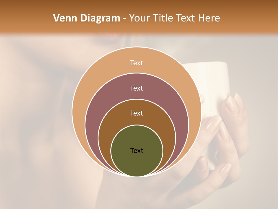 Holding Cup PowerPoint Template