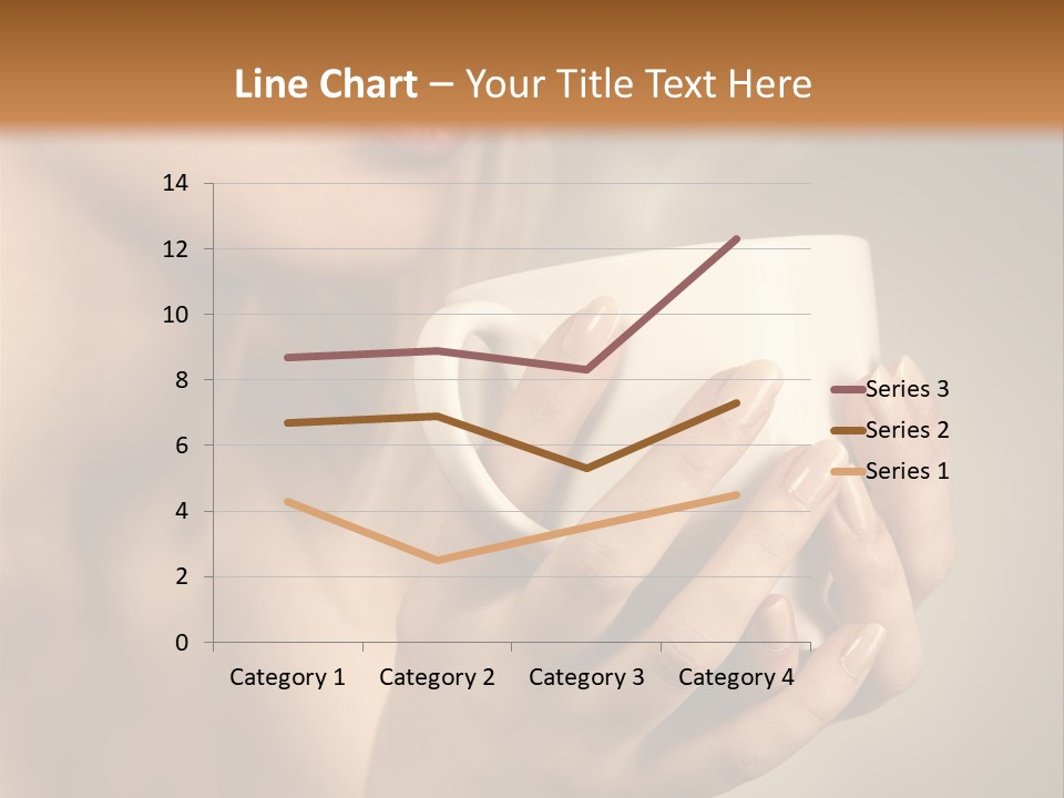 Holding Cup PowerPoint Template