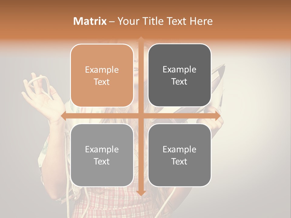 Background Daily Female PowerPoint Template