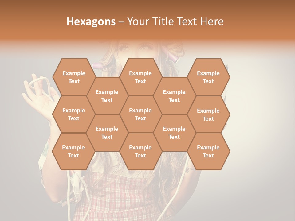 Background Daily Female PowerPoint Template