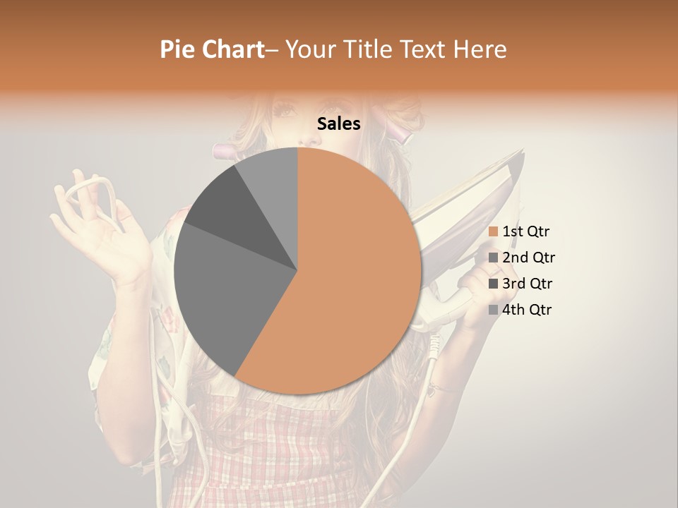 Background Daily Female PowerPoint Template