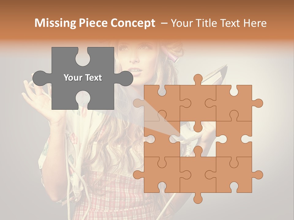 Background Daily Female PowerPoint Template