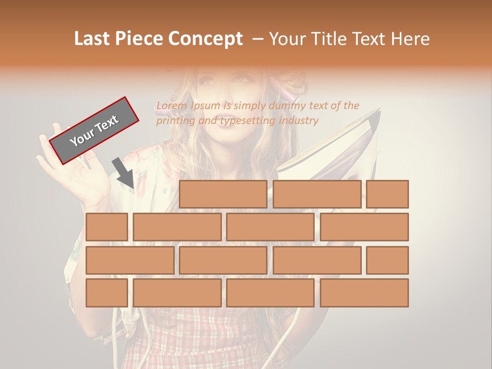 Background Daily Female PowerPoint Template
