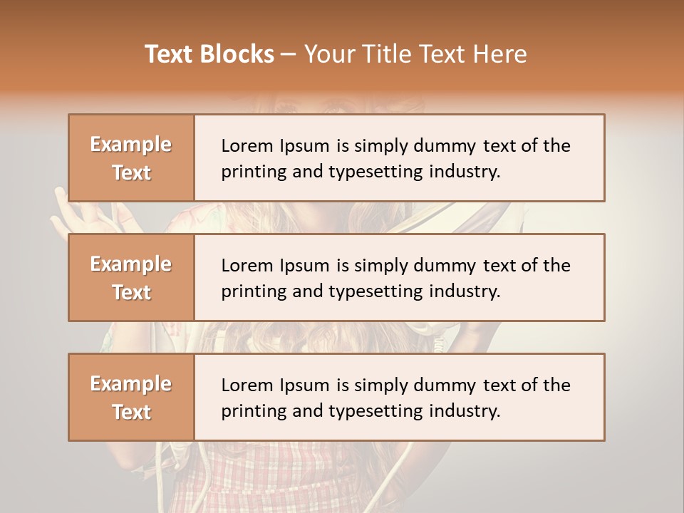 Background Daily Female PowerPoint Template