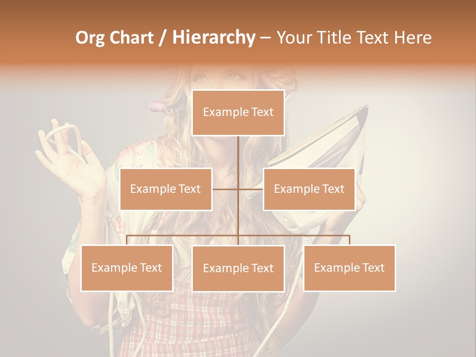 Background Daily Female PowerPoint Template