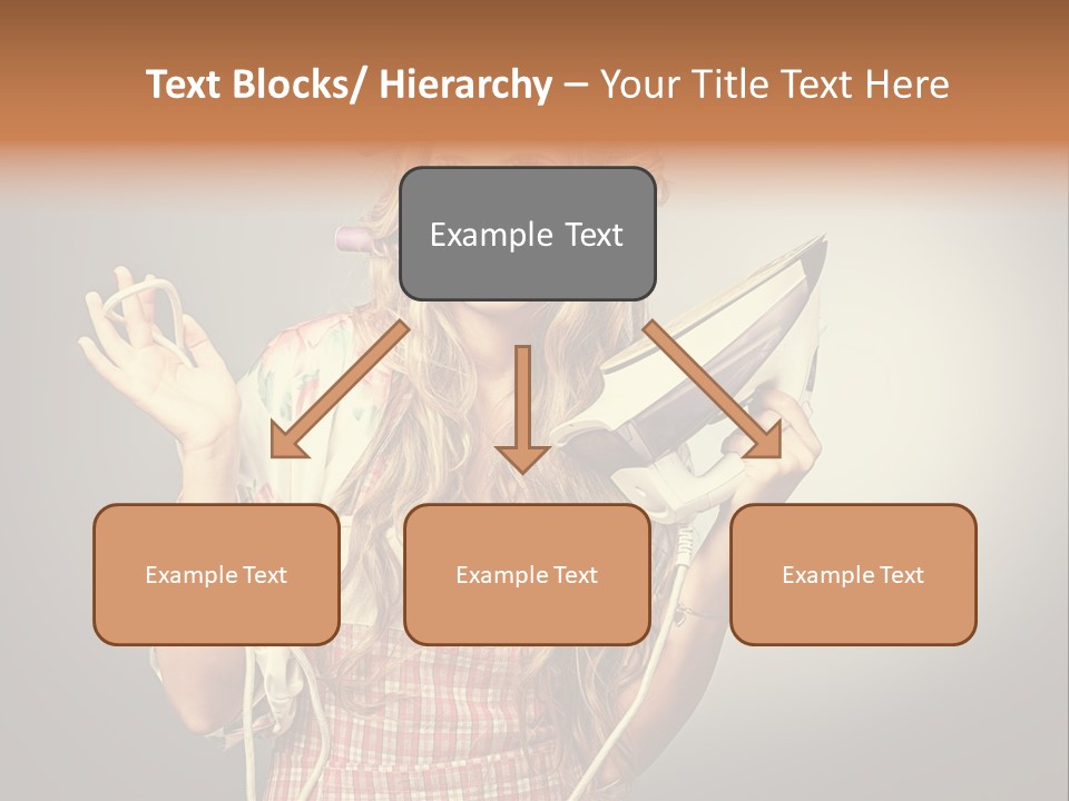 Background Daily Female PowerPoint Template