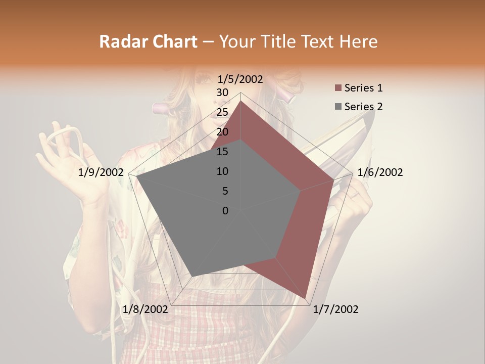 Background Daily Female PowerPoint Template