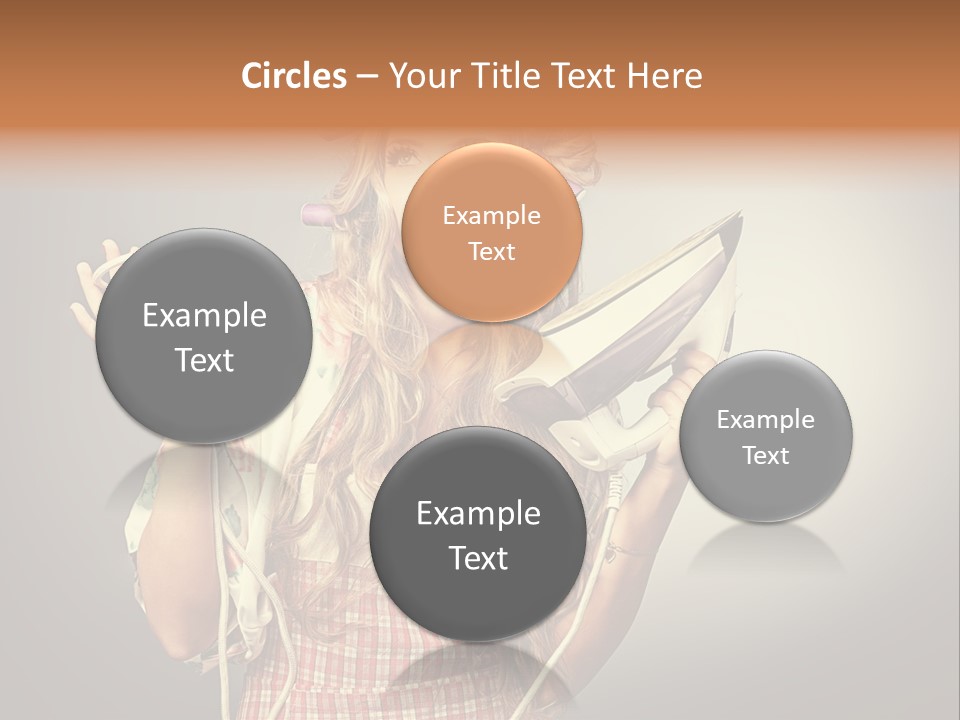 Background Daily Female PowerPoint Template