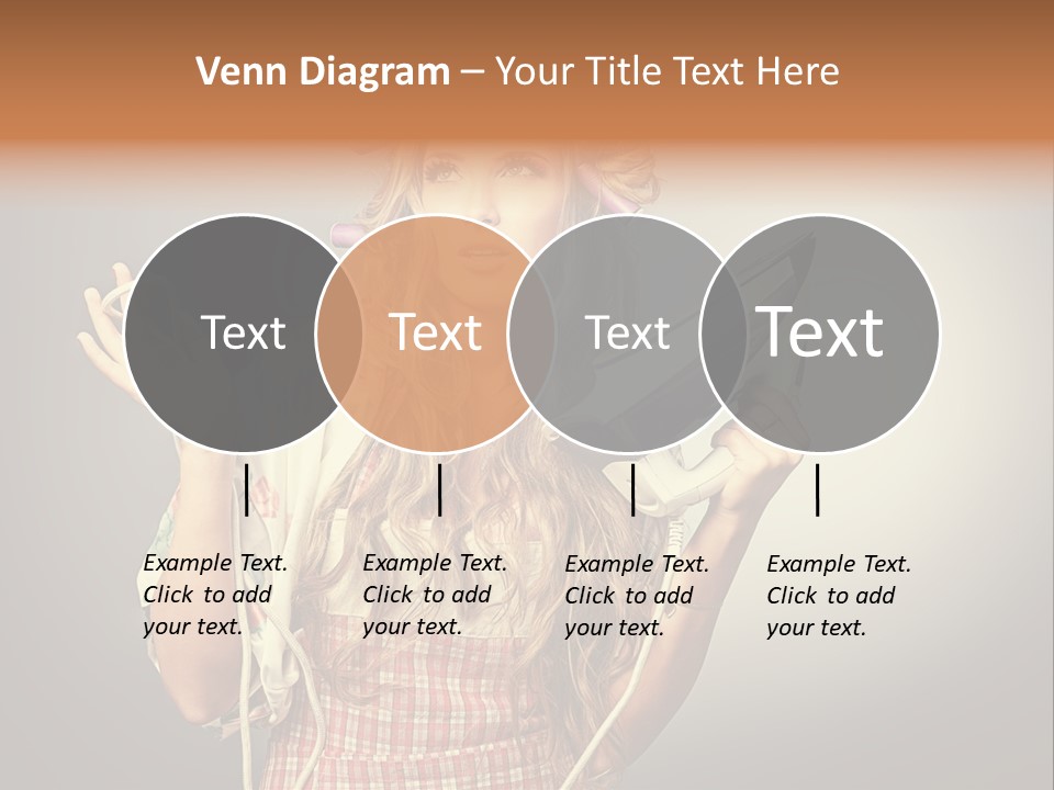 Background Daily Female PowerPoint Template
