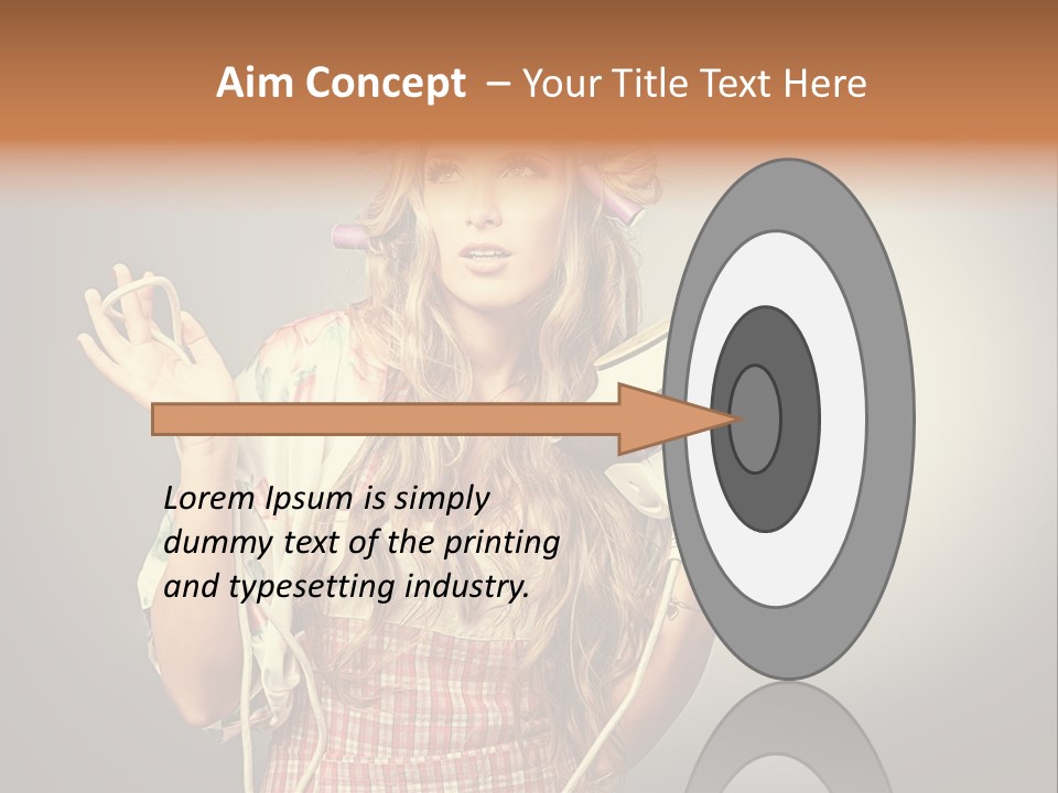 Background Daily Female PowerPoint Template