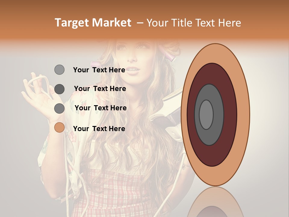 Background Daily Female PowerPoint Template