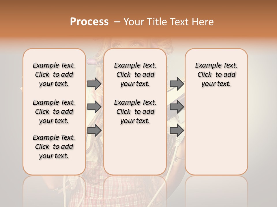 Background Daily Female PowerPoint Template