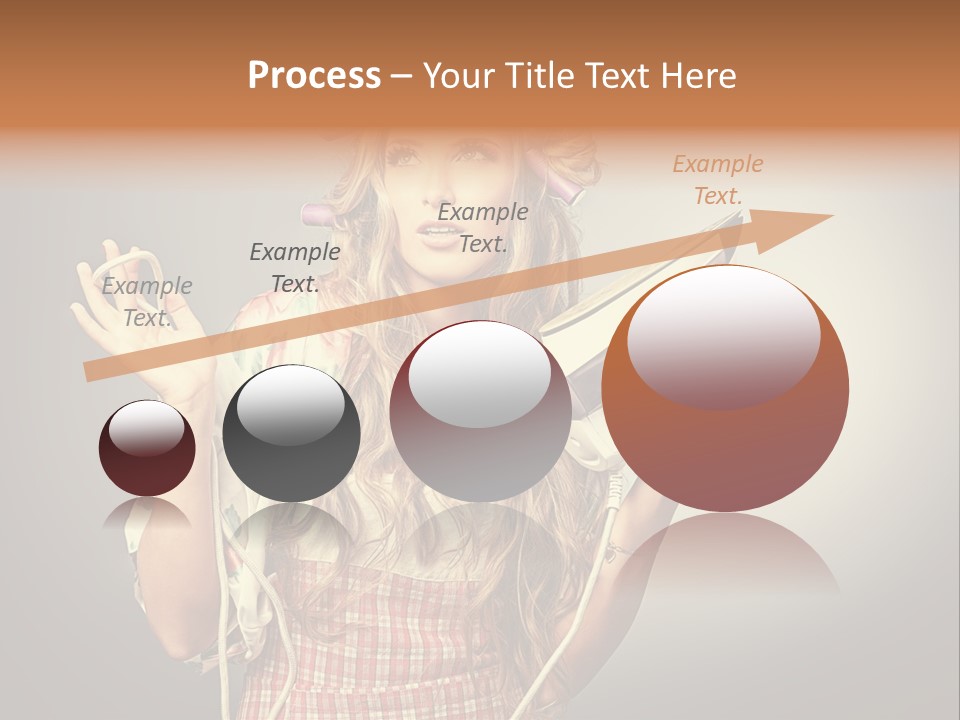 Background Daily Female PowerPoint Template