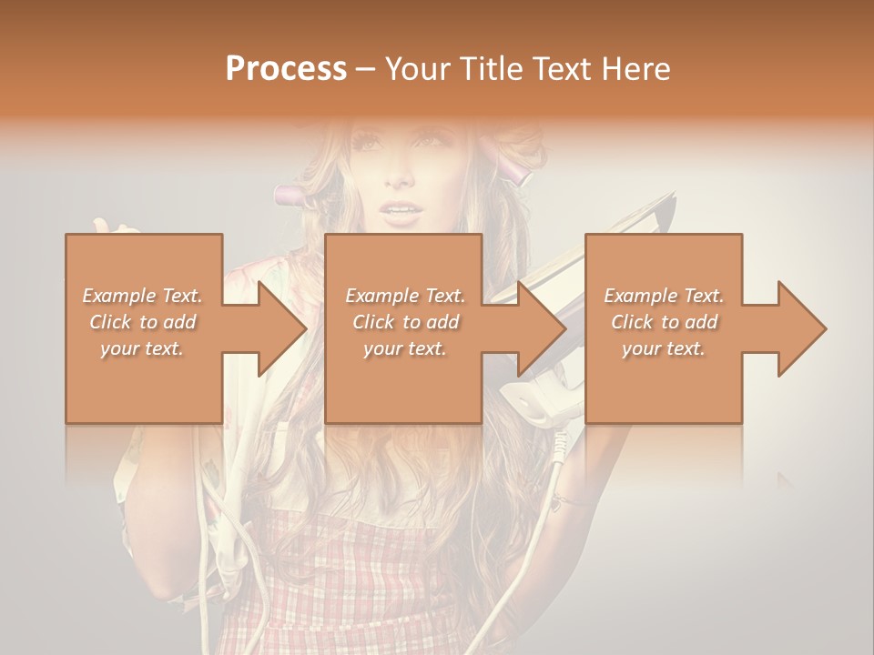 Background Daily Female PowerPoint Template