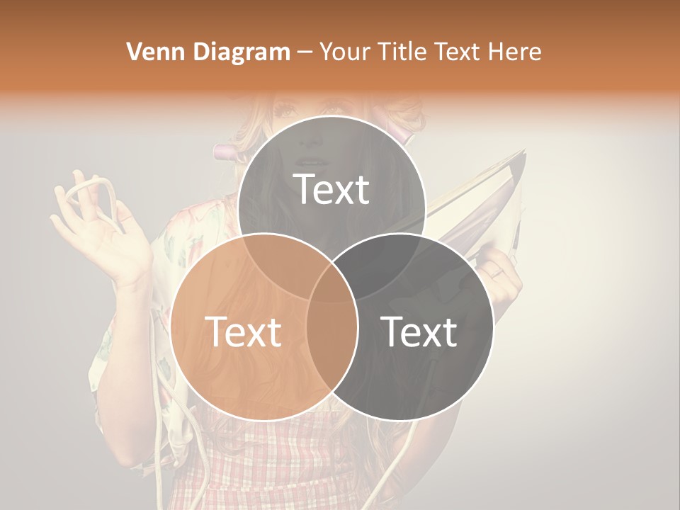 Background Daily Female PowerPoint Template