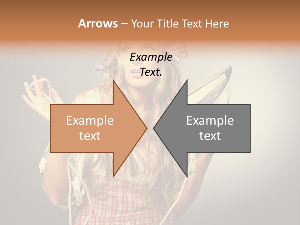 Background Daily Female PowerPoint Template