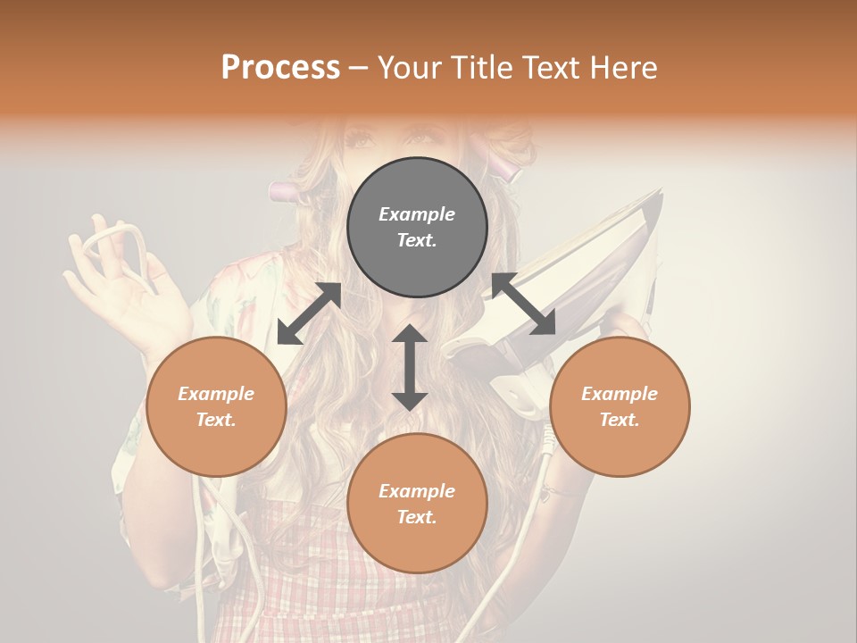 Background Daily Female PowerPoint Template