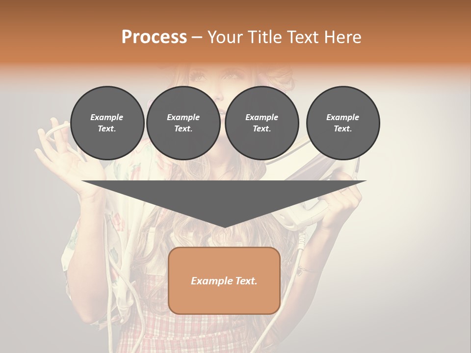 Background Daily Female PowerPoint Template