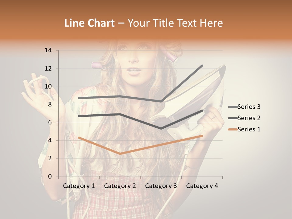 Background Daily Female PowerPoint Template
