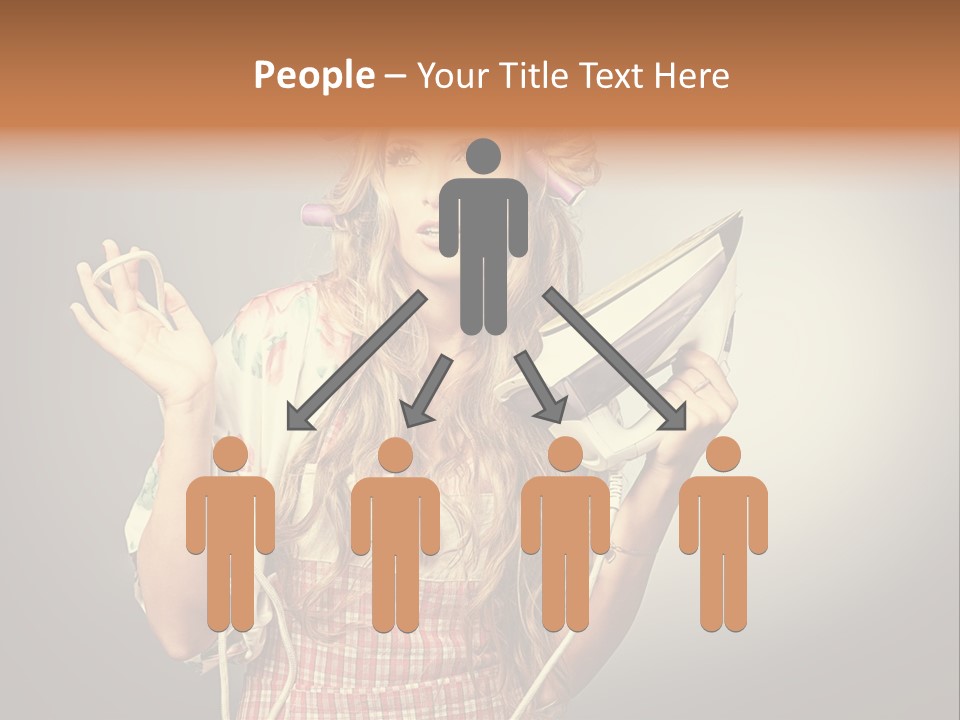 Background Daily Female PowerPoint Template