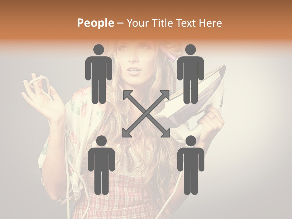 Background Daily Female PowerPoint Template