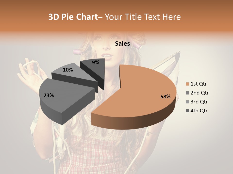 Background Daily Female PowerPoint Template