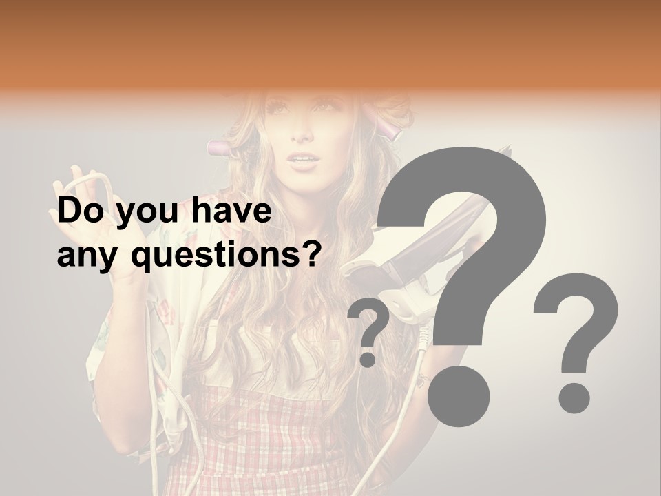 Background Daily Female PowerPoint Template