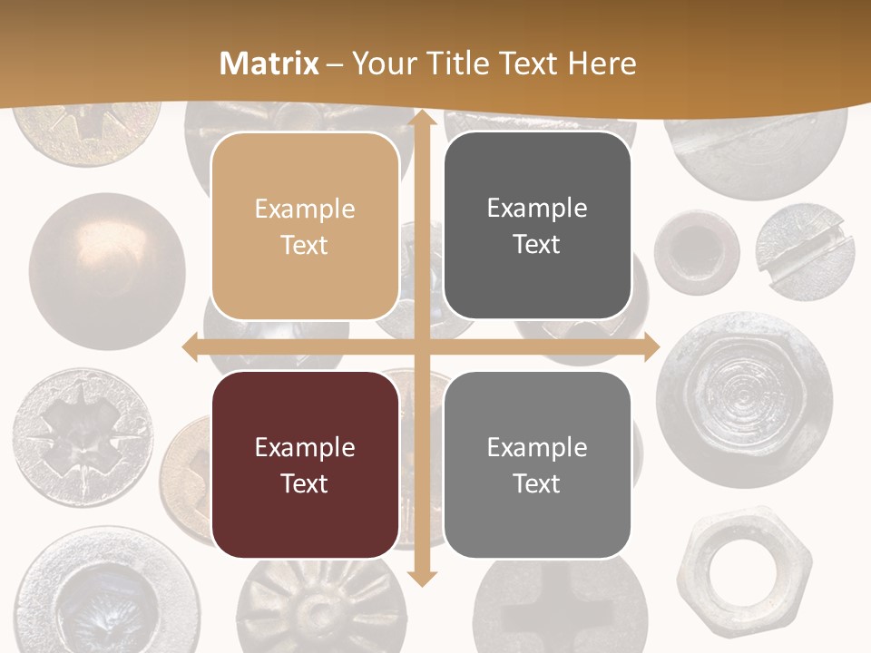 Screw Heads PowerPoint Template