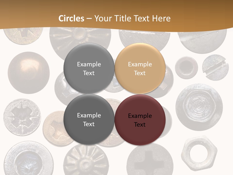 Screw Heads PowerPoint Template