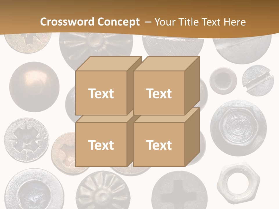 Screw Heads PowerPoint Template