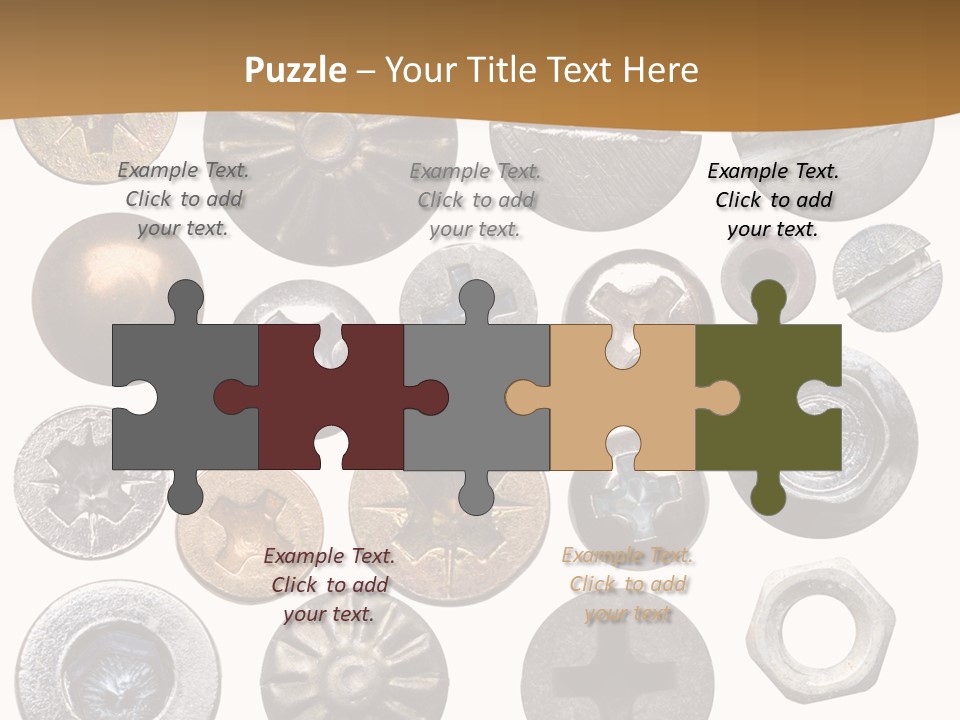 Screw Heads PowerPoint Template