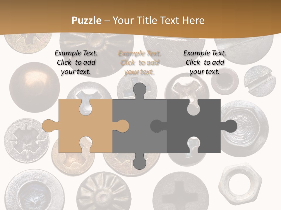 Screw Heads PowerPoint Template