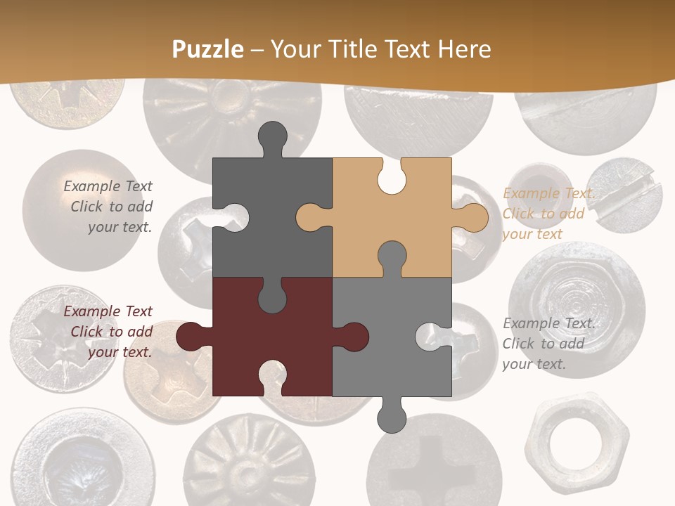 Screw Heads PowerPoint Template