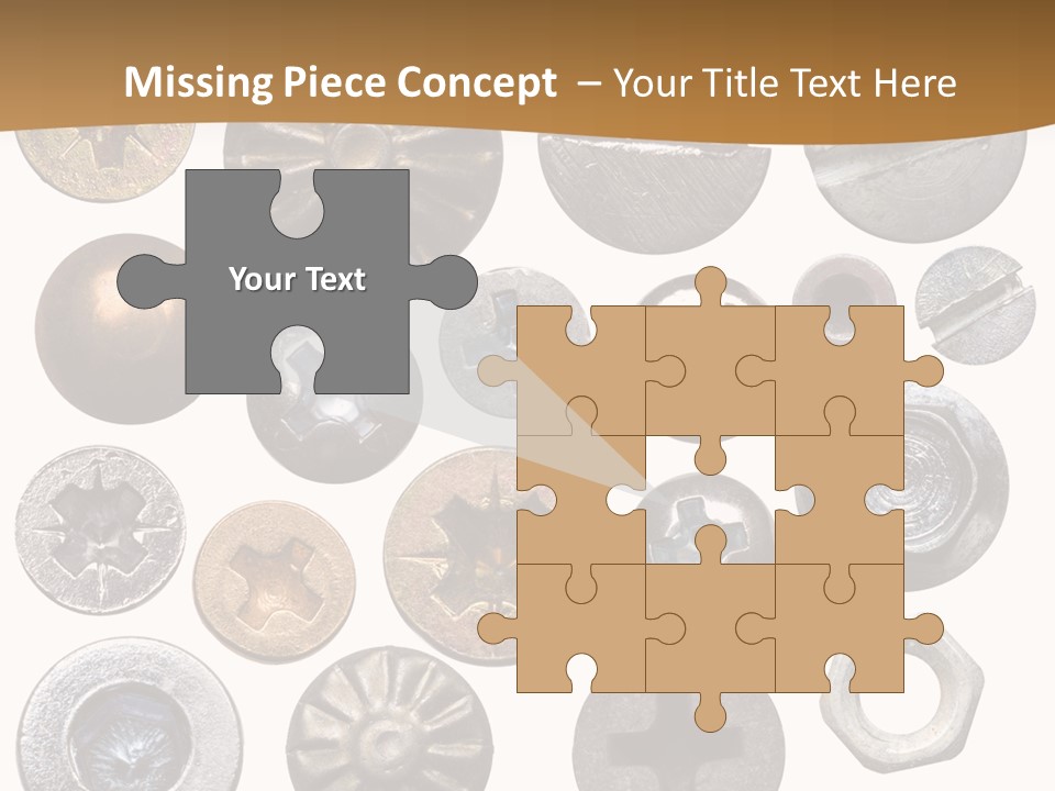 Screw Heads PowerPoint Template