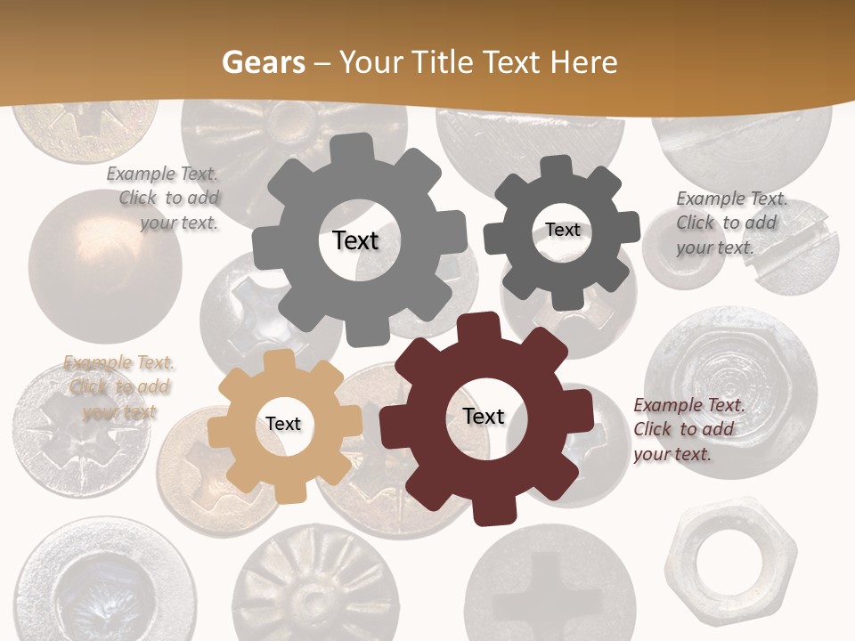 Screw Heads PowerPoint Template
