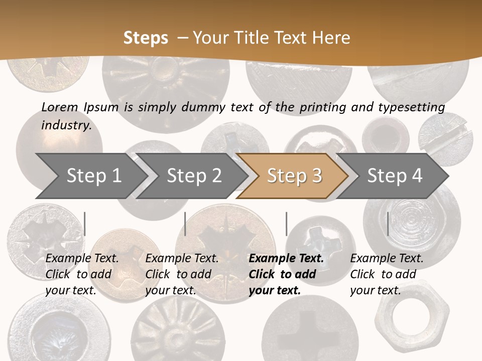 Screw Heads PowerPoint Template