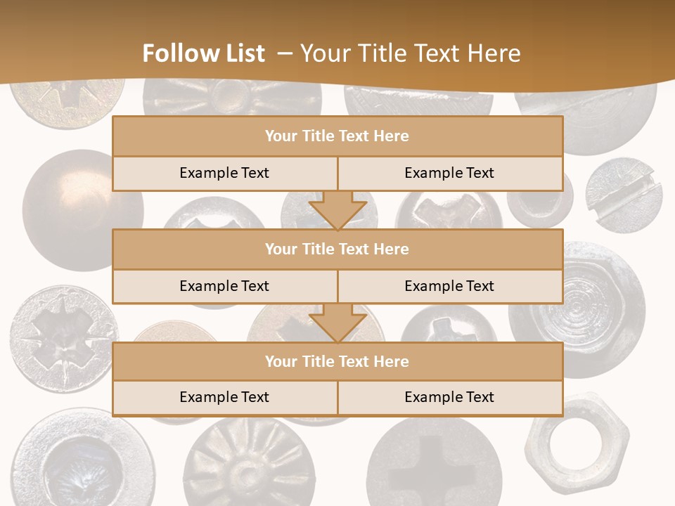 Screw Heads PowerPoint Template
