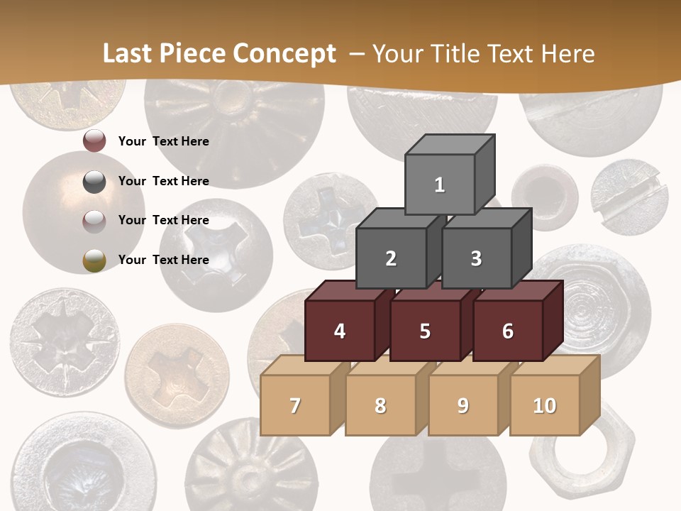 Screw Heads PowerPoint Template
