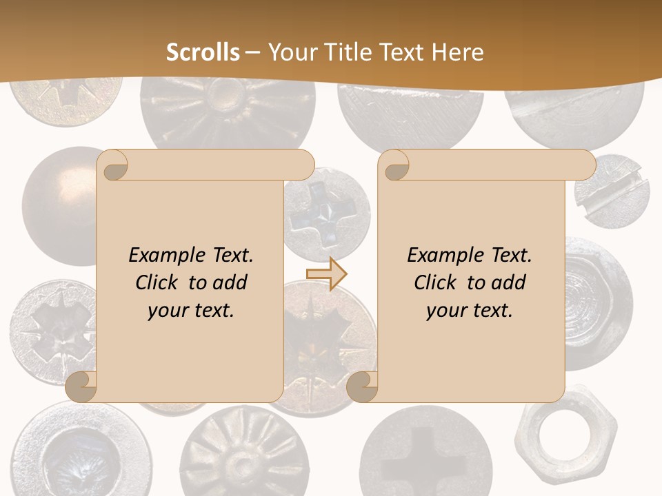 Screw Heads PowerPoint Template