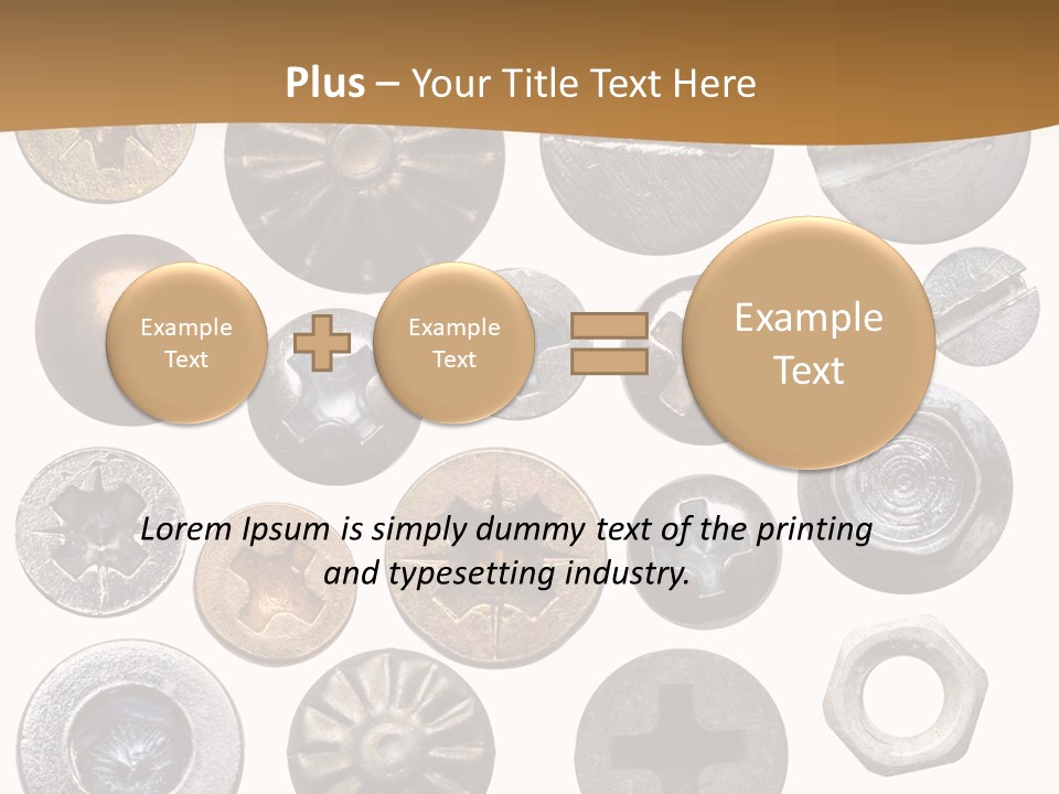 Screw Heads PowerPoint Template