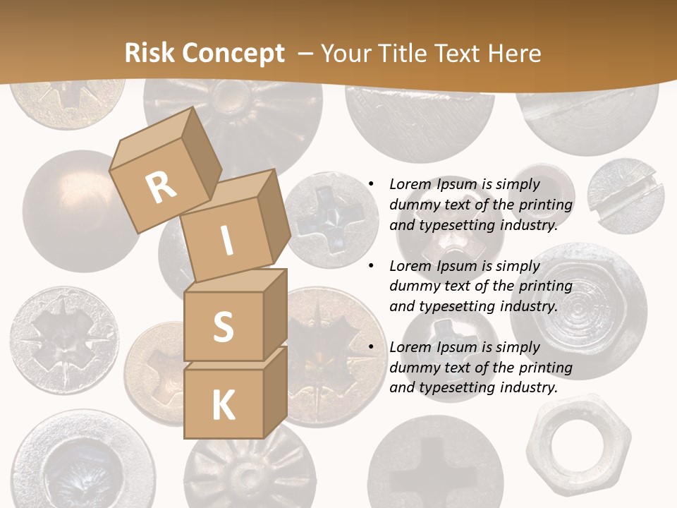 Screw Heads PowerPoint Template