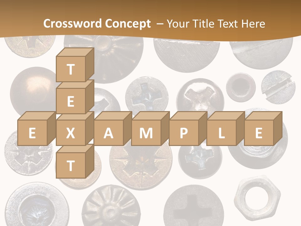Screw Heads PowerPoint Template
