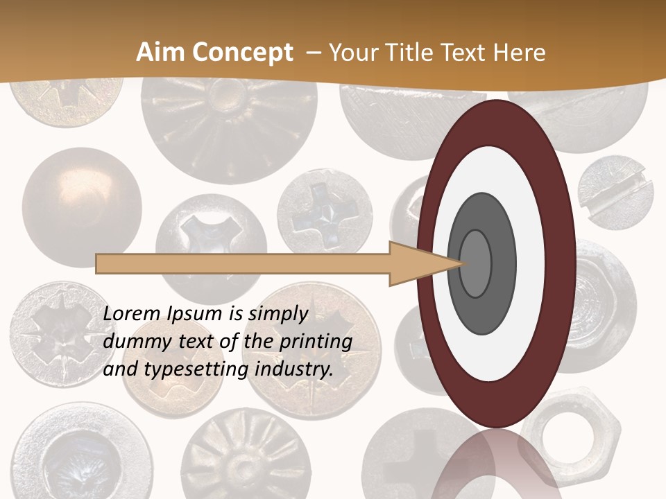 Screw Heads PowerPoint Template